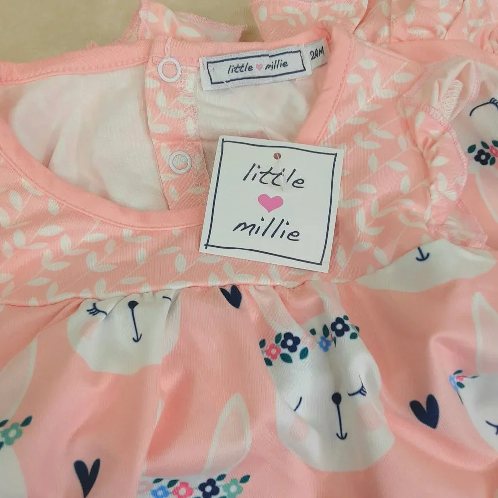 'LITTLE MILLIE' RUFFLE ROMPER - Picture 6 of 14